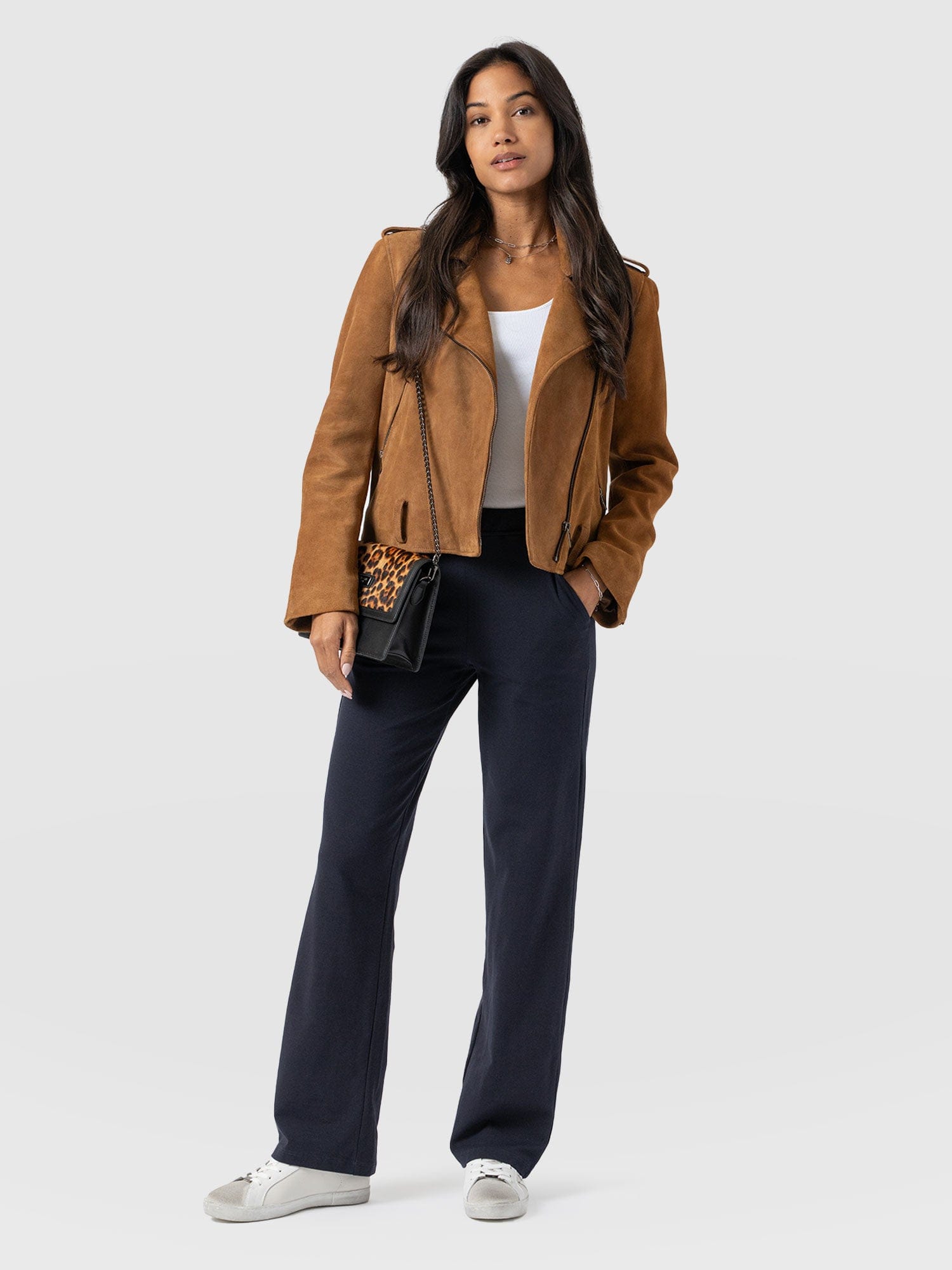Apartment Pant Navy - Women's Trousers | Saint + Sofia® UK